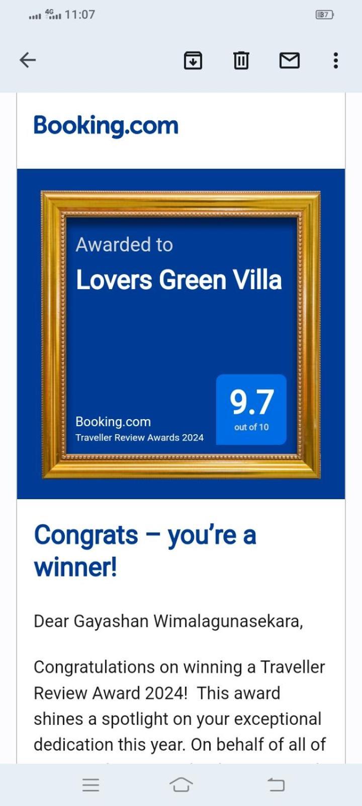 Lovers Green Villa 마타라 외부 사진